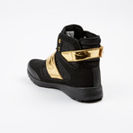 Atlas III High-Top Sneaker // Black + Gold (US: 8.5)