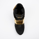 Atlas III High-Top Sneaker // Black + Gold (US: 7)