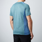 Cross Fitness Tech T-Shirt // Turquoise + Blue (M)