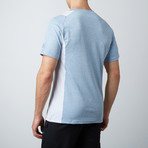 Cross Fitness Tech T-Shirt // Light Blue + White (M)