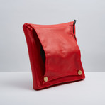 Luxury Shiatsu V-Spring Heated Massage Pillow // Red