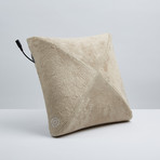 Luxury Shiatsu V-Spring Heated Massage Pillow // Champagne