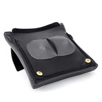 Luxury Shiatsu V-Spring Heated Massage Pillow // Black