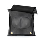 Luxury Shiatsu V-Spring Heated Massage Pillow // Black
