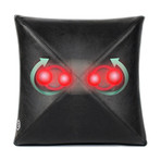 Luxury Shiatsu V-Spring Heated Massage Pillow // Black