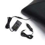 Luxury Shiatsu V-Spring Heated Massage Pillow // Black