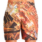 Rooftop // Orange + Black // 7.5" Inseam (L)