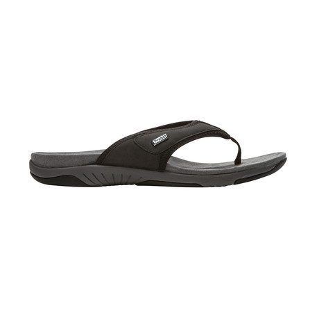 Harrison Sandal // X-Wide // Black + Silver (US: 7)