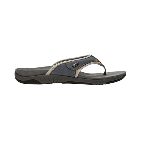 Harrison Sandal // X-Wide // Denim Blue + Gold (US: 7)