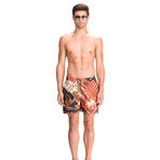 Rooftop // Orange + Black // 7.5" Inseam (L)