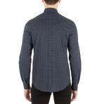 Long Sleeve Mod Check Party Shirt // Dark Plum (S)