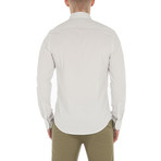 Long Sleeve Optic Chequerboard Shirt // Bright White (L)