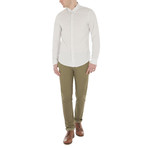 Long Sleeve Optic Chequerboard Shirt // Bright White (L)