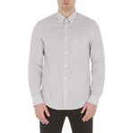 Micro Square Geo Shirt // Bright White (S)