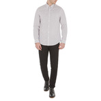 Micro Square Geo Shirt // Bright White (S)