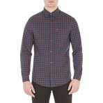 Long Sleeve House Gingham Shirt // Dark Plum (S)