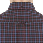 Long Sleeve House Gingham Shirt // Dark Plum (S)