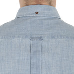 Long Sleeve Chambray Shirt // Washed Blue (S)