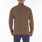 Long Sleeve 80's Tartan Archive Shirt // Antique Gold (S)