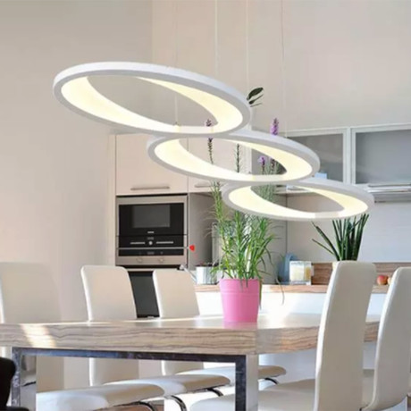 Three Elipse // Modern LED Pendant Light