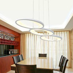 Three Elipse // Modern LED Pendant Light