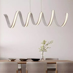 Spiral Art // LED Pendant Light