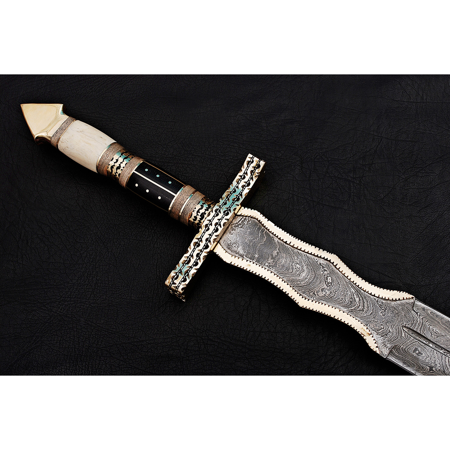 Damascus Sword 1036 Black Forge Knives Touch Of Modern