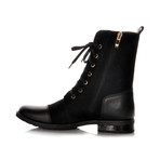 Masatti Cap-Toe Boot // Black + Gold (US: 8)