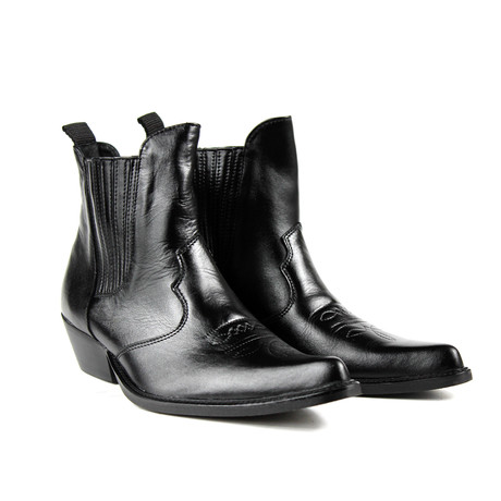 Cowboy Boot // Black (UK: 6.5)