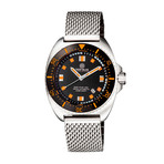 Deep Blue Deep Star Diver Automatic // DSTARBRACELBLKORG-BLK