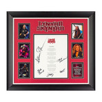 Framed Autographed Lyric Collage // Lynyrd Skynyrd