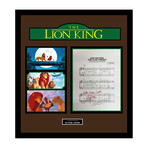 Signed + Framed Lyric Collage // The Lion King
