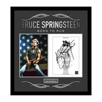 Framed Autographed Lyric Collage // Bruce Springsteen