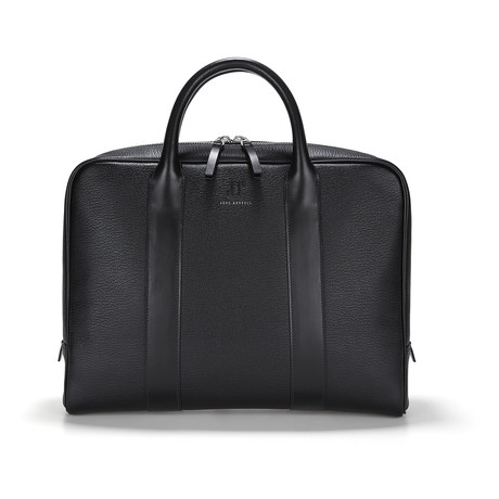 Slim Briefcase // Grained Leather (Black)