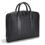 Slim Briefcase // Grained Leather (Black)