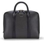 Slim Briefcase // Grained Leather (Black)