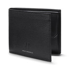 Billfold Wallet + Coin Pocket // Grained Leather (Black)