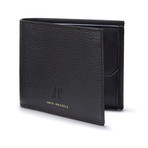 Billfold Wallet + Coin Pocket // Grained Leather (Black)