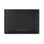 Two Sided Card Case // Grained Leather (Black)