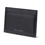 Two Sided Card Case // Grained Leather (Black)