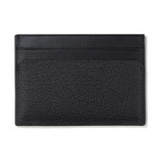 Two Sided Card Case // Grained Leather (Black)