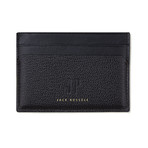 Two Sided Card Case // Grained Leather (Black)