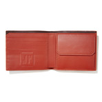 Billfold Wallet + Coin Pocket // Smooth Leather (Burgundy)