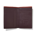 Bi-Fold Wallet // Smooth Leather (Burgundy)