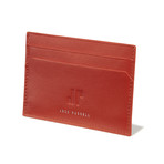 Two Sided Card Case // Smooth Leather (Burgundy)