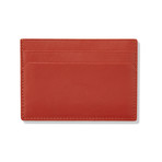 Two Sided Card Case // Smooth Leather (Burgundy)