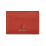 Two Sided Card Case // Smooth Leather (Burgundy)