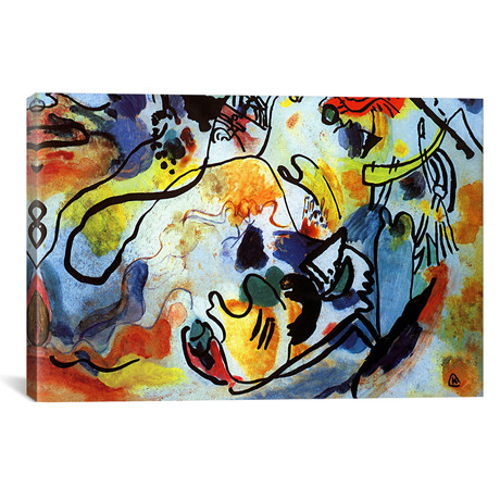 The Last Judgment // Wassily Kandinsky // 1912 (26"W x 18"H x .75"D)