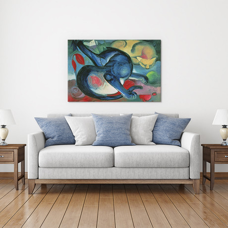 Two Cats // Franz Marc // 1912 (26"W x 18"H x .75"D)