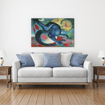 Two Cats // Franz Marc // 1912 (26"W x 18"H x .75"D)